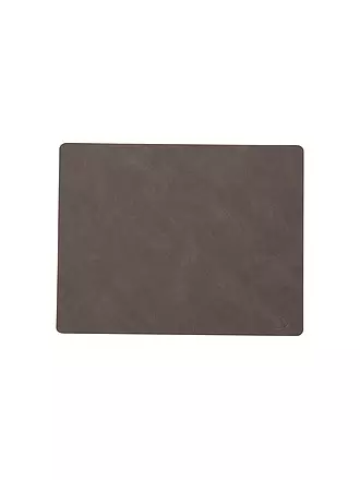 LIND DNA | Leder Tischset "Nupo" 35x45cm (Pastel Green) | braun